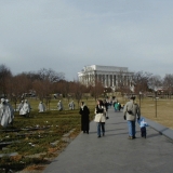 The Korean Vetarans and Abraham Lincoln memorials