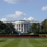 The White House and its back yard