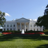 The White House and its front yard