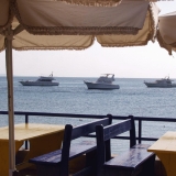 Boats in the Red Sea