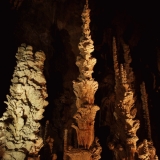 Stalagmites at the Aven Armand cave