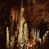 Stalagmites at the Aven Armand cave