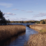 The Blindsund sound connects the Morsfjrden to the Baltic sea