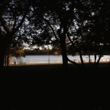 Elintarhanlahti bay at dusk