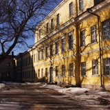 The classroom building at the Naval Academy