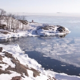 A view from the hills of Lnsi-Mustasaari to the south