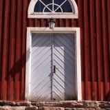 Entrance to the Haapajrvi wooden church