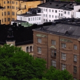 View from the Erottaja fire station tower to the west