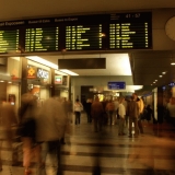 Waiting room at Kamppi bus terminal