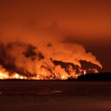 Mets-Botnia paper mills smoke at Pajusaari island