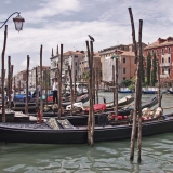 Gondolas in the Grande Canale