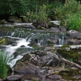 Bedrock watered at Myllykoski rapids