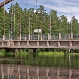 Detail on the Savukoski bridge