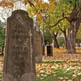 Old tomb stone at the Old church park