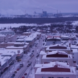 Kemi city centre and Mets-Botnia's paper mills