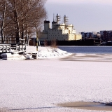 A wintry scenery at Tervasaari