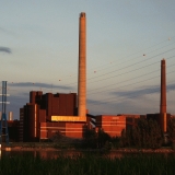 Salmisaari coal electric plant