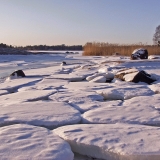 Icy beach at Seurasaari