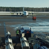 Avro RJ100 taxiing