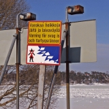 Beware of thin ice and waterways