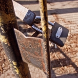 A lock in a gate