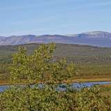 Scandinavian mountains in northern Norway