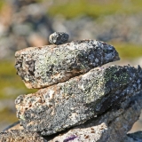 Stones atop a nordic mountain