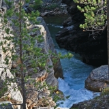 Ravadaskngs rapids in Lemmenjoki national park