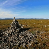 Stone pile atop Kuskoiva