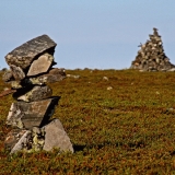 Stone piles atop Kuskoiva