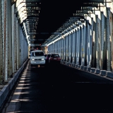 Ounaskoski combined railway and road bridge