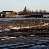 Flat rocks, Suomenlinna sea fortress in the background