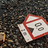 Abandoned sea sign