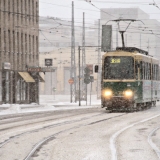 Raitiovaunu 3B lhestyy Oopperan pyskki