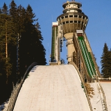 Kuopio ski jump towers and Puijo tower