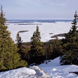 Finnish national scenery: lake Pielinen seen from Koli