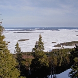 A Finnish national scenery: lake Pielinen seen from Ukko-Koli