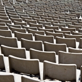 Seats at the olympic stadium