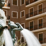 Turia fountain at the Plaa de la Verge