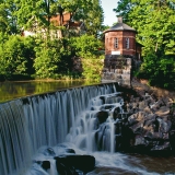 Waterfall at Vanhankaupunginkoski