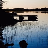 A jetty at dusk