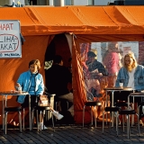 Morning coffee at the Market square