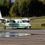 Rockwell 690A Turbo Commander (OH-UTI), owned by FM-Kartta Oy