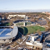 Pohjoisnkym stadionin tornista