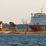 Viking Linen M/S Mariella ohittaa Katajanokanluodon