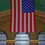 The flag at Grand Central Station