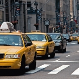 Cabs on 5th avenue