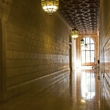 A corridor at the New York public library