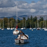 Sailboats at Lake Windermeere