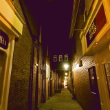 A dim alley